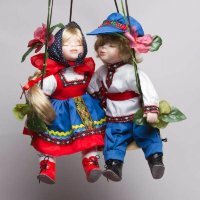 Куклы "Иван да Марья" YF-14191-192-G