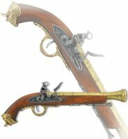 Пистоль итальянский, 18 век, латунь