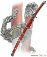 Катана Красный Дракон самурайский меч