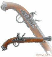 Пистоль итальянский, 18 век, хром