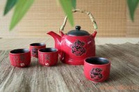 Японская посуда для чая - набор Дракон Рассвета