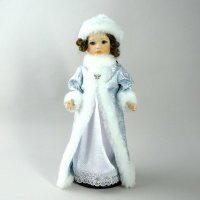 Кукла фарфор Снегурочка
