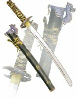 Вакидзаси Медный Дракон самурайский меч 